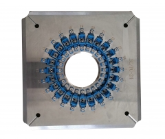 Dispositivo de polimento de conector de fibra óptica de pressão de canto 4