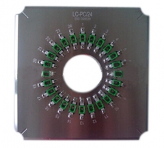 Dispositivo de polimento de conector de fibra óptica de pressão de canto 4