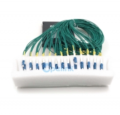 1x64 lc/pc caixa de plástico fibra óptica plc divisor