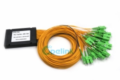 1 x32 sc/apc plástico abs caixa fibra óptica plc divisor