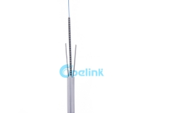 Ftth anti-mouse cabo de queda, arco-tipo anti-roedor espiral central aço inoxidável tubo blindado gota cabo de fibra óptica gjxkh