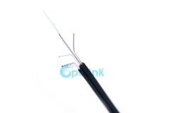 Cabo de fibra anti-roedor ftth, anti-mouse tipo arco auto-suportado espiral central de aço inoxidável tubo blindado gota cabo de fibra óptica gjyxckh