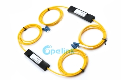 Isolador de fibra óptica de estágio único/duplo de polarização de 1310/1480/1550 nm