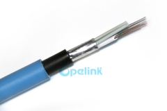 Mgtsv cabo de fibra óptica, 2-144 núcleo cabo de fibra ao ar livre retardador de chama mina de mineração cabo de fibra óptica