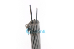 Cabo de fibra opgw, cabo de fibra óptica de fio de terra de energia aérea cabo de fibra óptica de tubo de aço inoxidável cabo de fibra óptica
