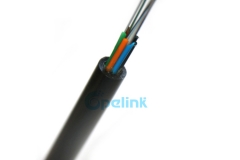 Cabo de fibra exterior não blindado, cabo de fibra óptica singular não metálico de 2-144 núcleo gyfty
