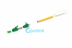 Lc/apc simplex singlemode conector de fibra óptica lc boot conector de fibra óptica