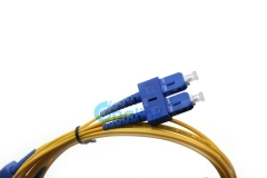 Jumper de fibra SC-SC, 2.0mm duplex sm 9/125 cabo de patch de fibra óptica