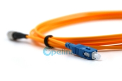 FC-SC cabo de patch de fibra, 3.0mm sm simplex 9/125 cabo de patch de fibra óptica