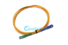 Jumper de fibra SC-SC/apc, 3.0mm sm simplex 9/125 cabo de patch de fibra óptica