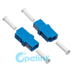 LC-LC feminino para feminino atenuador óptico fixo, singlemode adaptador de fibra tipo atenuador de fibra óptica