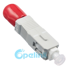 Adaptador de fibra óptica de plug-in adaptador de fibra óptica de ST-SC multimodo feminino para macho adaptador de fibra óptica de acasalamento hybird