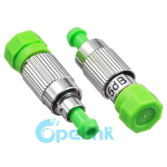 Fc/APC-FC/apc feminino para macho atenuador de fibra óptica, plug-in fixa atenuador óptico