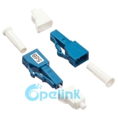 LC-LC plug-in atenuador óptico fixo, tipo de conector atenuador de fibra óptica
