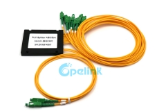 2 x9 sc/apc plástico abs caixa fibra óptica plc divisor