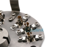 Viga de polimento de fibra óptica st/pc, dispositivo de polimento de conector de fibra óptica personalizado usado na máquina de polimento central
