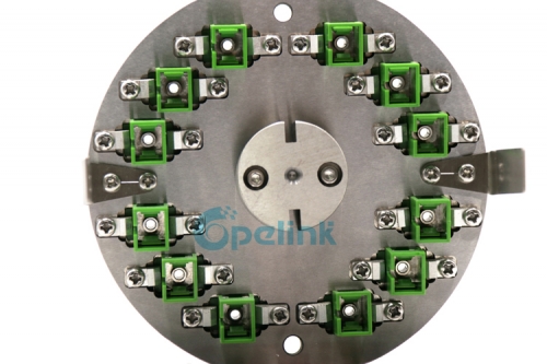 Sc/apc ficha de polimento de fibra óptica jig, dispositivo de polimento de conector de fibra óptica personalizado usado na máquina de polimento central