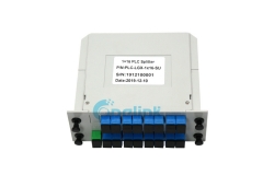 Cassete de divisor óptico, 1 x16 sc/pc divisor de fibra óptica plc
