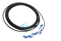 Pigtail de fibra de distribuição, Pigtail de fibra óptica SC/PC Fanout, Singlemode