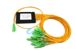 Divisor PLC de fibra óptica 2X32, divisor PLC de fibra SC/APC de 2.0mm, pacote de caixa de plástico