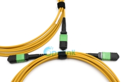 Patch Cable de fibra óptica MPO, PatchCord de fibra óptica monomodo 12 Fibras