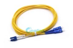 Patch cord de fibra óptica SC para LC SM, patchcord de fibra 9/125 Duplex de 2,0 mm