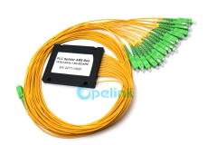 Divisor de fibra óptica 1X16, divisor de fibra de caixa de plástico ABS SC / APC