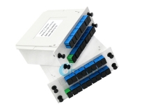 Divisor de fibra ótica tipo caixa 1X16 LGX, divisor de fibra ótica de cassete padrão, modo único SC / UPC