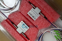 1x4 interruptor óptico mecânico, usado para interruptor de fibra óptica do sistema de monitoramento multiponto do sensor de fibra óptica, 0,9 mm FC/APC, monomodo