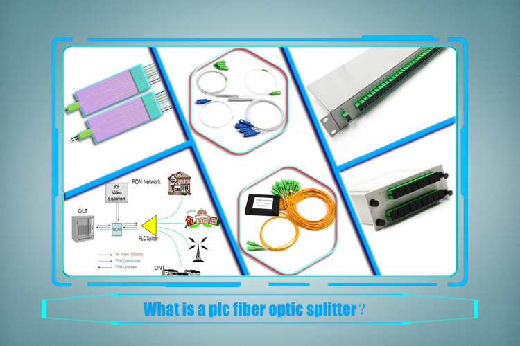 O que é um divisor de fibra óptica plc?