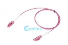 LC LC Duplex Patch Cable OM4 | Fibra de alta velocidade multimodo