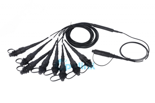 Terminal flexível do divisor do PLC 1x8, Mini FST com conector impermeável endurecido