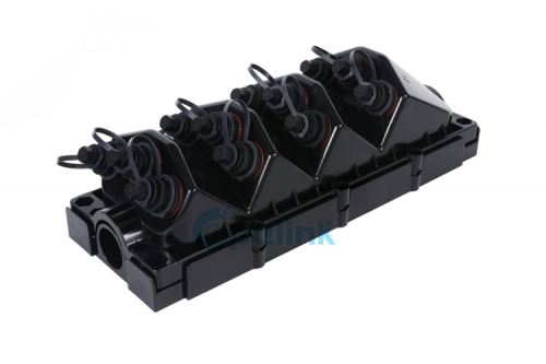 Caixa de terminais de fibra MST de 12 portas - solução FTTH com proteção IP-68