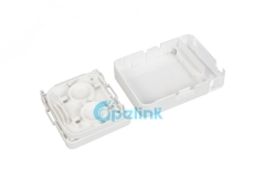 Caixa de terminação de tomada de parede de fibra ótica, soquete de parede de fibra ótica econômica, placa frontal de fibra montada na parede FTTH