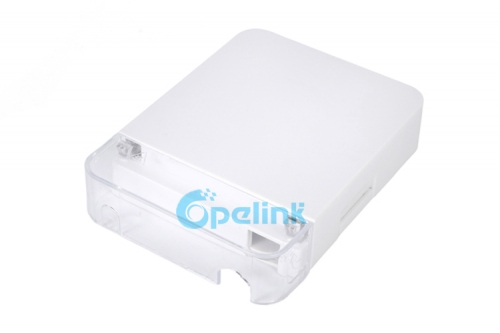 Caixa de terminação de tomada de parede de fibra ótica, soquete de parede de fibra ótica econômica, placa frontal de fibra montada na parede FTTH