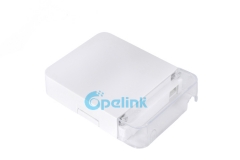 Caixa de terminação de tomada de parede de fibra ótica, soquete de parede de fibra ótica econômica, placa frontal de fibra montada na parede FTTH