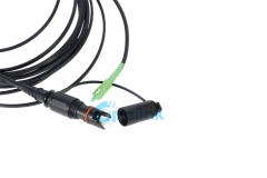 Fibra óptica de alta performance H-Connector SC/APC - FTTH, impermeável, compatível com Corning