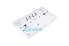 8 portas fibra faceplate desktop Fibra óptica caixa de terminação FTTH fibra interior saída montada na parede